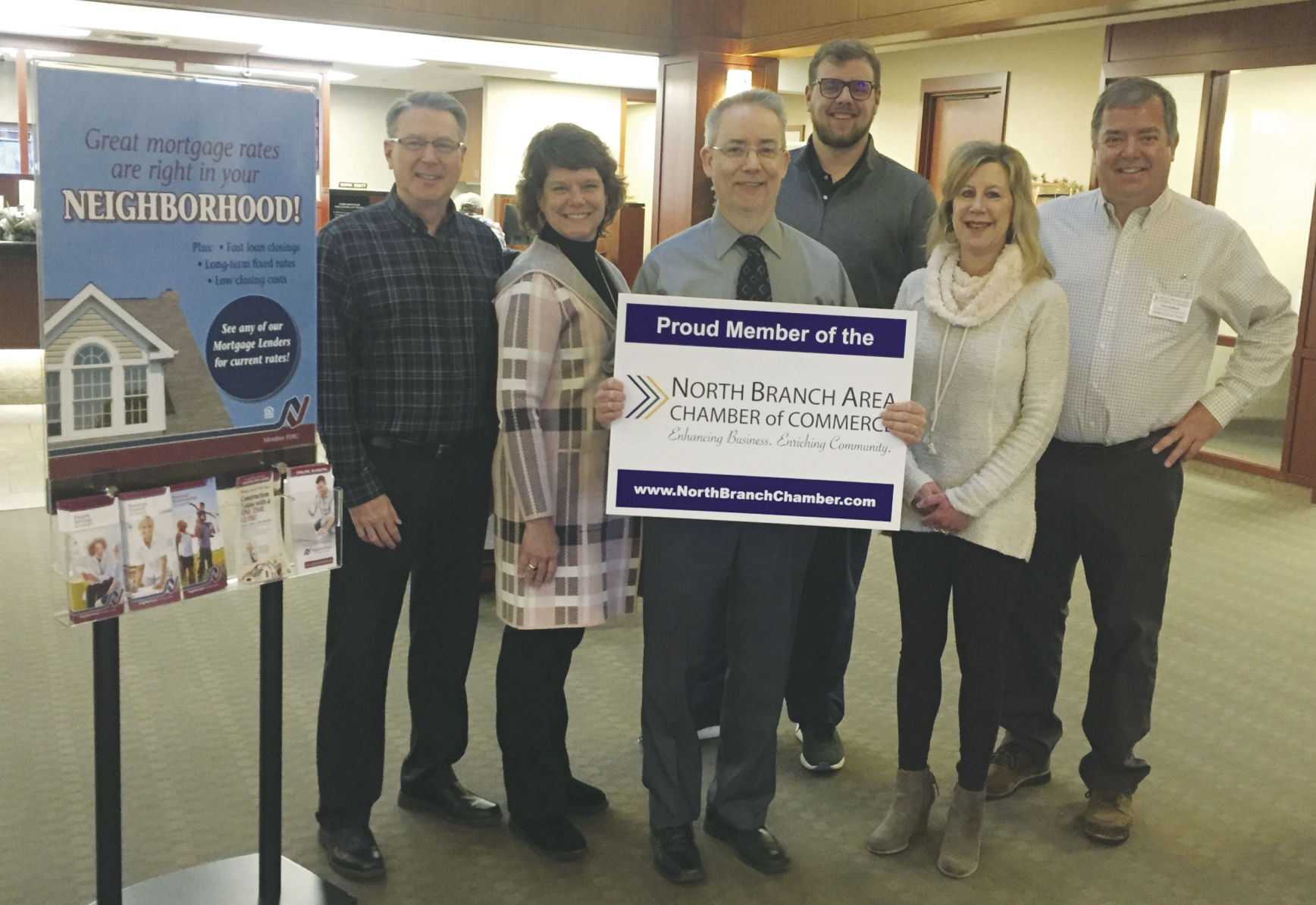 North Branch Chamber welcomes Neighborhood National Bank